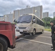 파주ㅡ문산고속도로에서 운행중 고장나서 긴급하게…